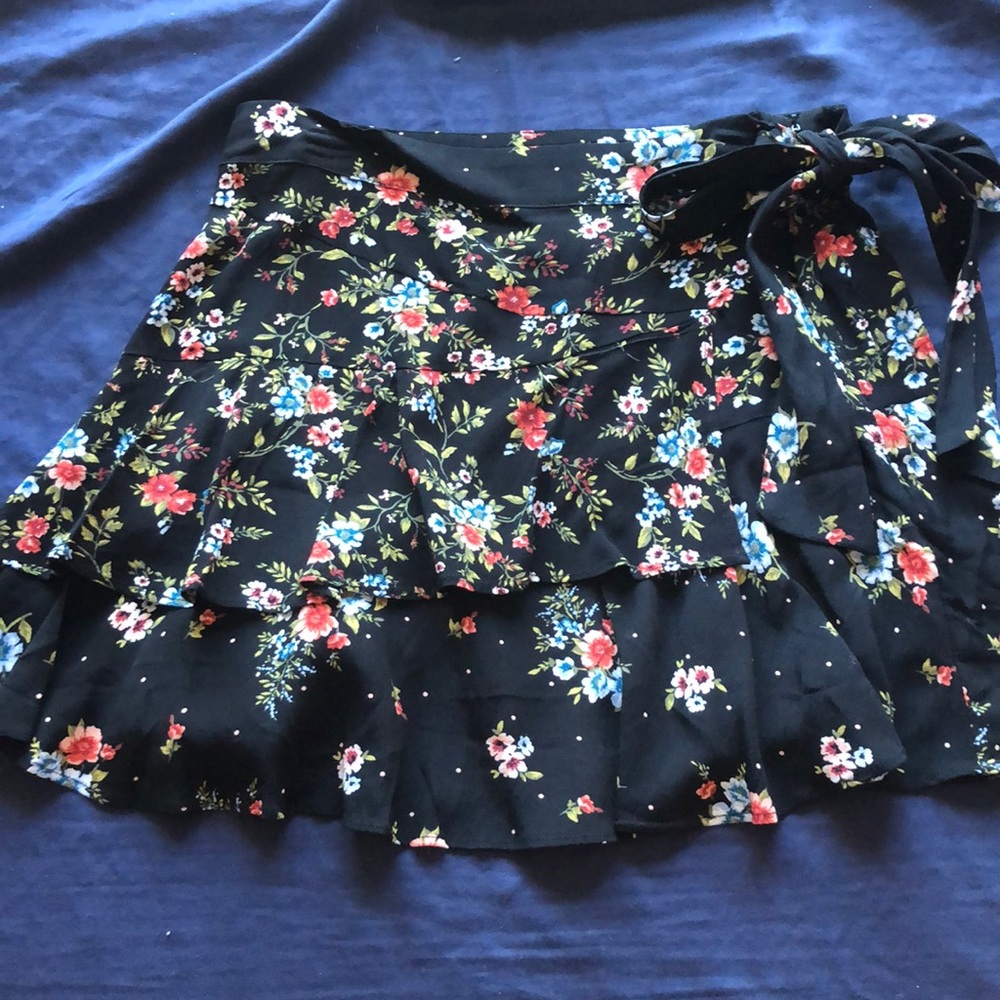 Floral Miniskirt